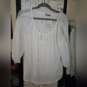 Elegant White Women's Top